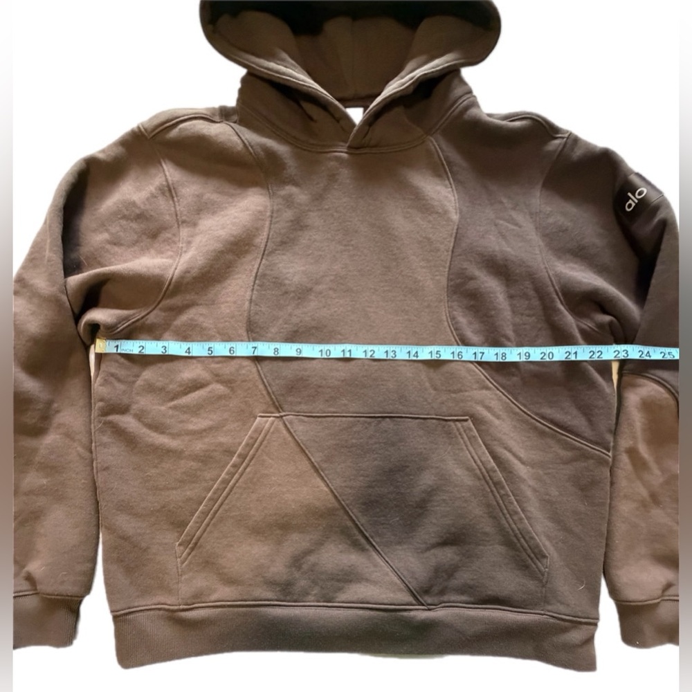 Alo yoga Make Waves Hoodie espresso tonal medium - Picture 8 of 13